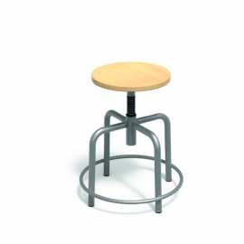 Taboret obrotowy regulowany