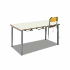 Stolik świetlicowy 160x80 z wieszakami na krzesła (2156)